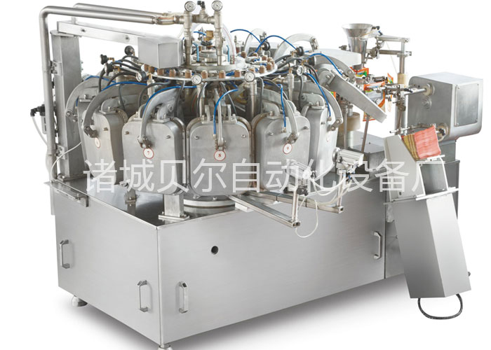 全自動給袋式真空包裝機